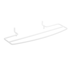 Handtuchhalter gebogen für Heizkörper, Weiß,  600 × 69 × 215 mm
