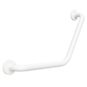 Winkelgriff 120˚, 660 × 400 mm, Weiß mit Abdeckung